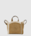 Bolso tote pequeño de vellón K/Circle caramel